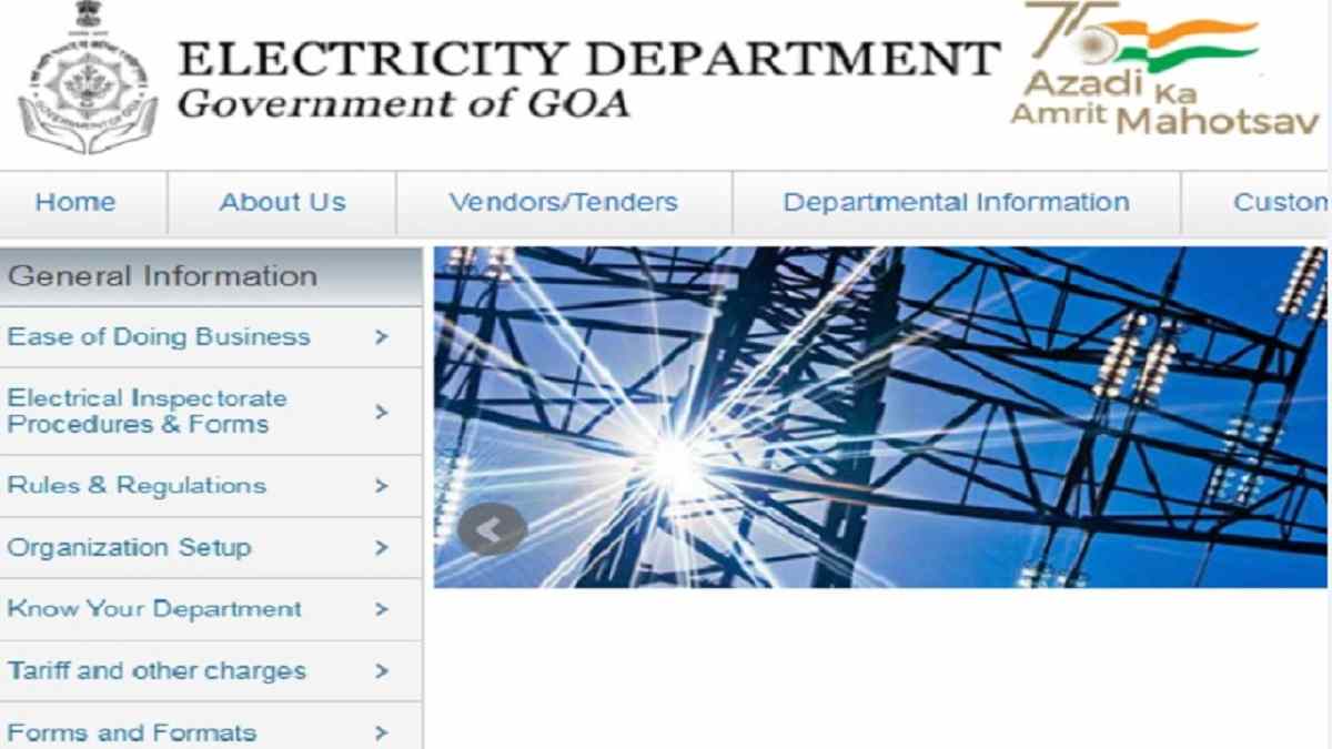 Reclutamiento del Departamento de Electricidad de Goa 2022